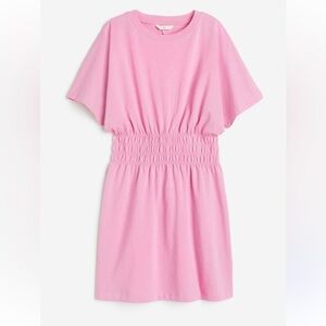 H&M smocked waist t shirt dress